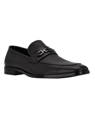 Guess Men's Hendo Square Toe Slip On Dress Loafers