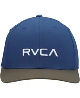 Men's Rvca Blue, Gray Solid Flex Hat