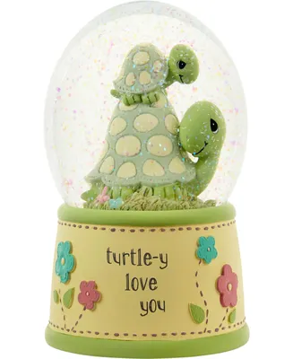 Precious Moments 222102 Turtle-y Love You Resin and Glass Musical Snow Globe