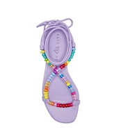 Katy Perry Women's The Halie Bead Lace-Up Sandals