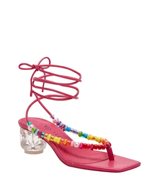Katy Perry Women's The Cubie Bead Lace Up Sandals