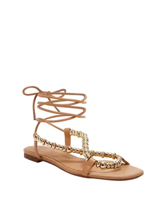 Katy Perry Women's The Halie Bead Lace-Up Sandals