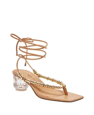 Katy Perry Women's The Cubie Bead Lace Up Sandals