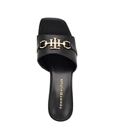 Tommy Hilfiger Women's Pippe Stacked Heel Slide-on Sandals