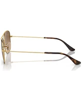 Ray-Ban Unisex Sunglasses, RB379957-y 57 - Havana on Gold