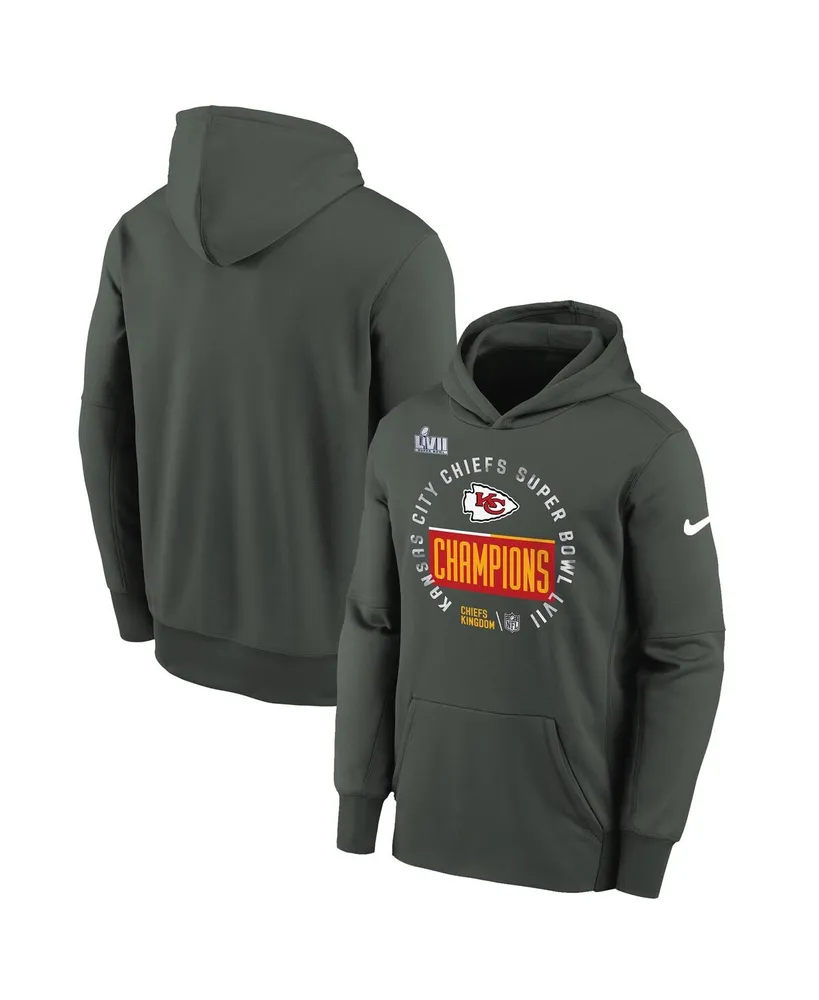 Nike Youth Boys Heather Gray Kansas City Chiefs Super Bowl LVII