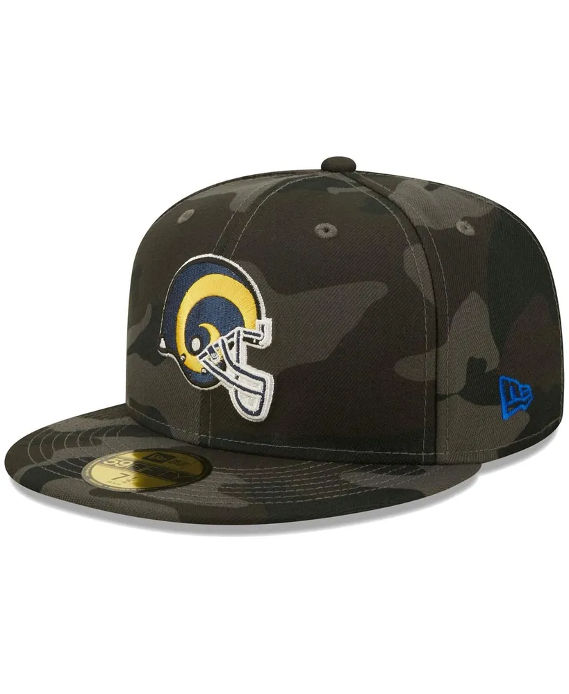 New Era Los Angeles Rams Black B-Dub 59FIFTY Fitted Hat