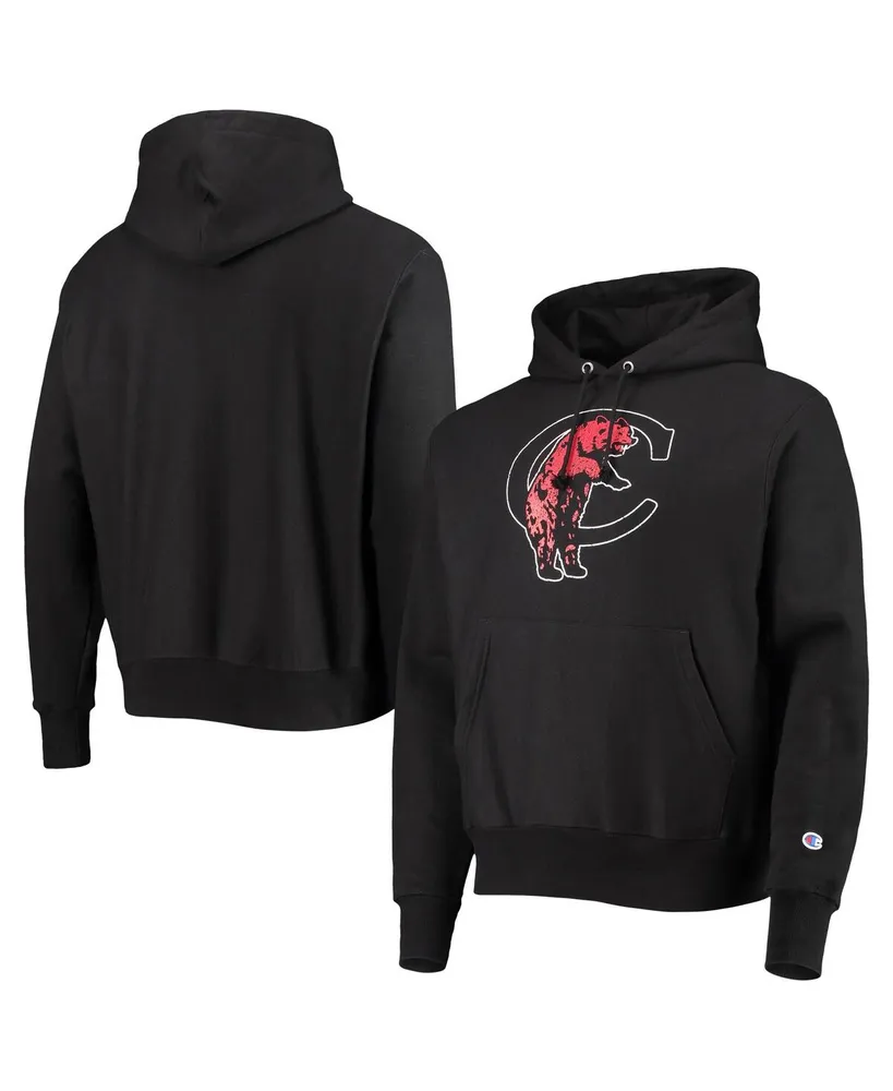 Men's Champion Black Cincinnati Bearcats Vault Logo Reverse Weave Pullover Hoodie