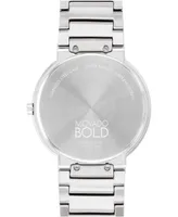 Movado Men's Bold Horizon Swiss Quartz -Tone Stainless Steel Watch 40mm