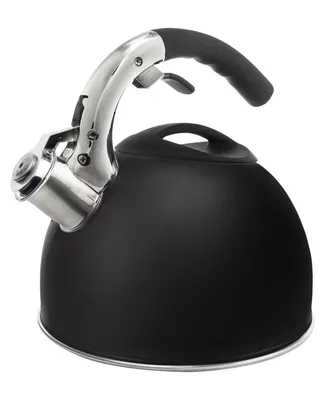Primula Stainless Steel 3 Quart Tea Kettle with Soft Grip Silicone Handle