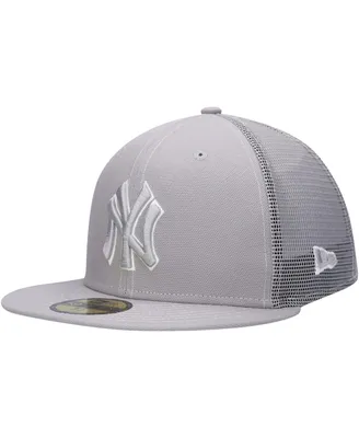 Men's New Era Gray York Yankees 2023 On-Field Batting Practice 59FIFTY Fitted Hat