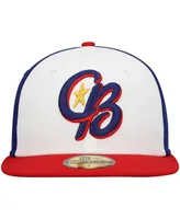 Men's New Era White Kannapolis Cannon Ballers Authentic Collection Team Alternate 59FIFTY Fitted Hat