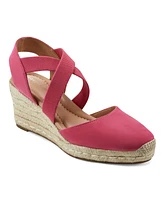 Easy Spirit Women's Meza Casual Strappy Espadrille Wedges Sandal