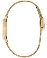 Olivia Burton Women's Ultra Slim Floral Ion Plated Gold-Tone Steel Watch 28mm