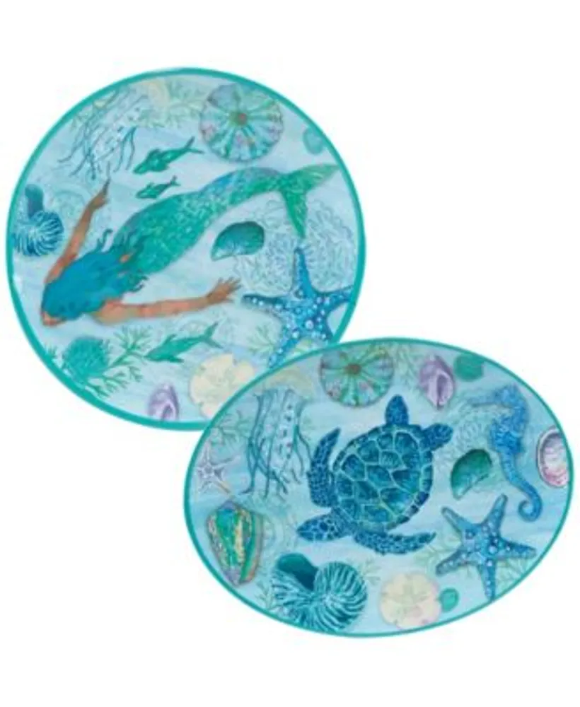 Certified Serene Seas Melamine Dinnerware Collection