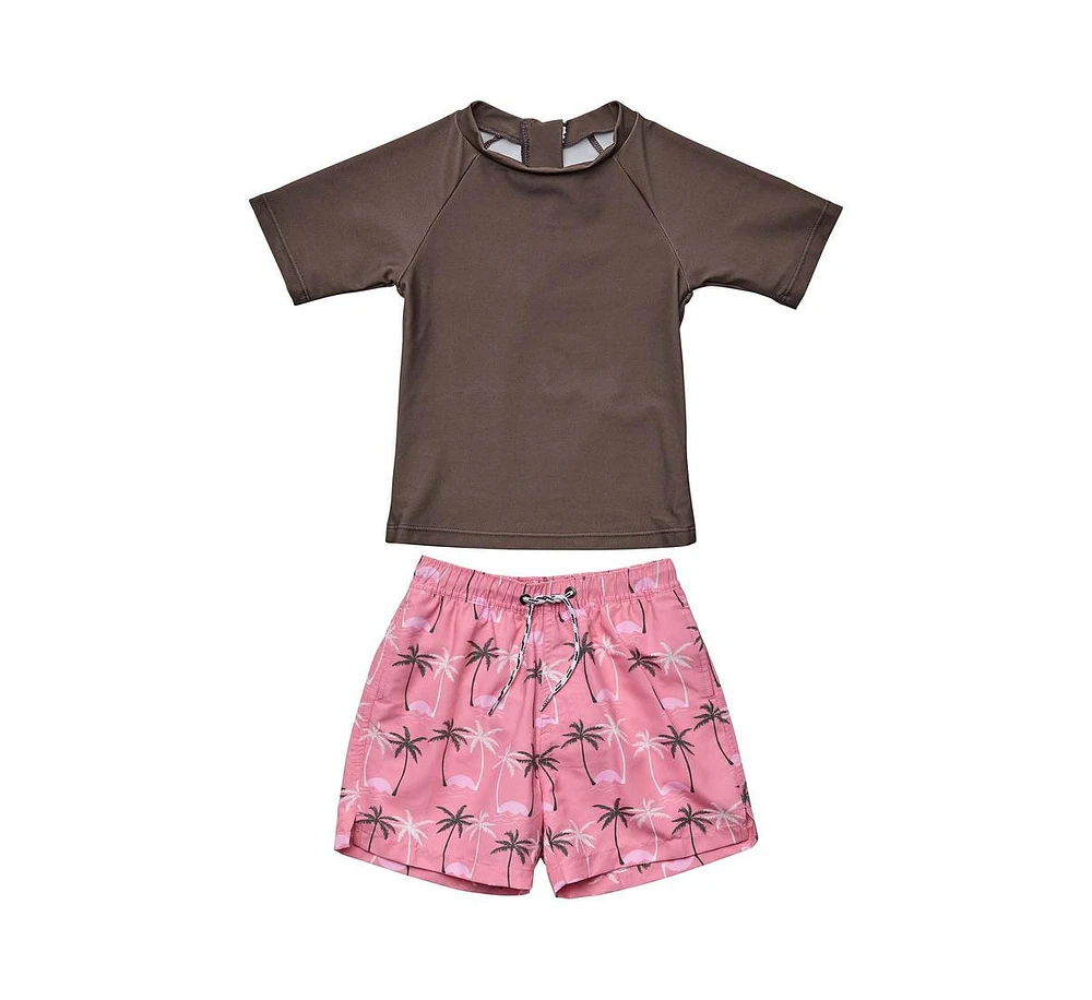 Baby Boys Palm Paradise Sustainable Ss Set