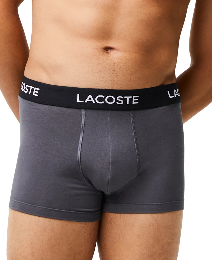 Lacoste Men's 5 Pack Cotton Trunk Underwear