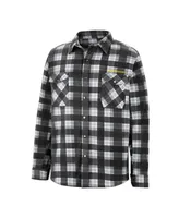 Men's Colosseum Black Oregon Ducks Ellis Full-Snap Jacket