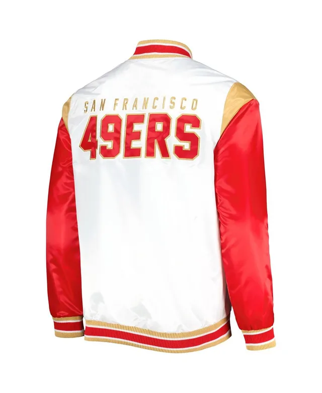 Tommy Hilfiger Scarlet San Francisco 49ers Elliot Varsity Full-snap Jacket