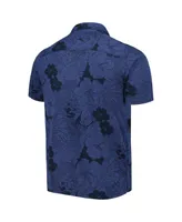 Men's Tommy Bahama Navy Cleveland Guardians Miramar Blooms Polo Shirt