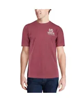 Men's Maroon Mississippi State Bulldogs Comfort Colors Campus Icon T-shirt