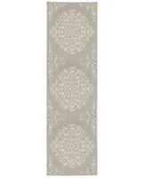 Jhb Design Genoa Outdoor 6649GNA 1'10" x 7'3" Runner Area Rug