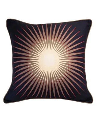 Donna Sharp Mojave Red Starburst Decorative Pillow, 18" x 18"