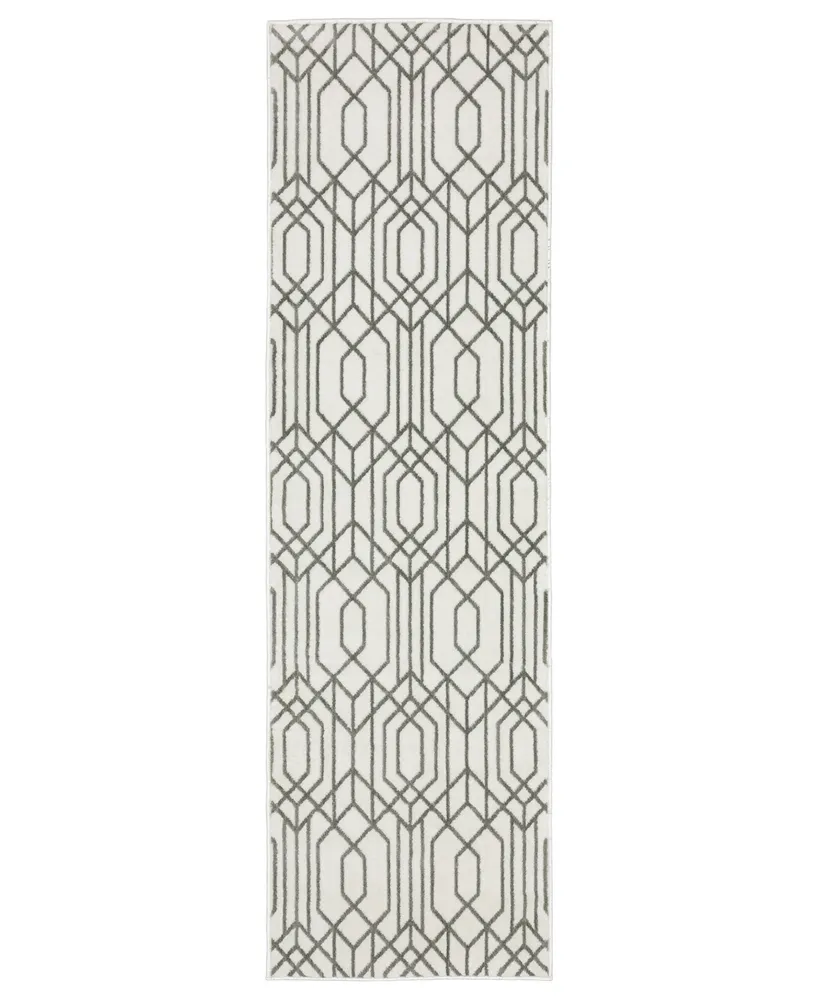 Oriental Weavers Montecito 4158MN 2'3" x 7'6" Runner Area Rug