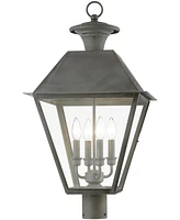 Livex Wentworth 4 Light Outdoor Extra Large Post Top Lantern