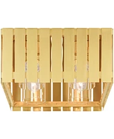 Livex Greenwick 4 Light Outdoor Ceiling Mount