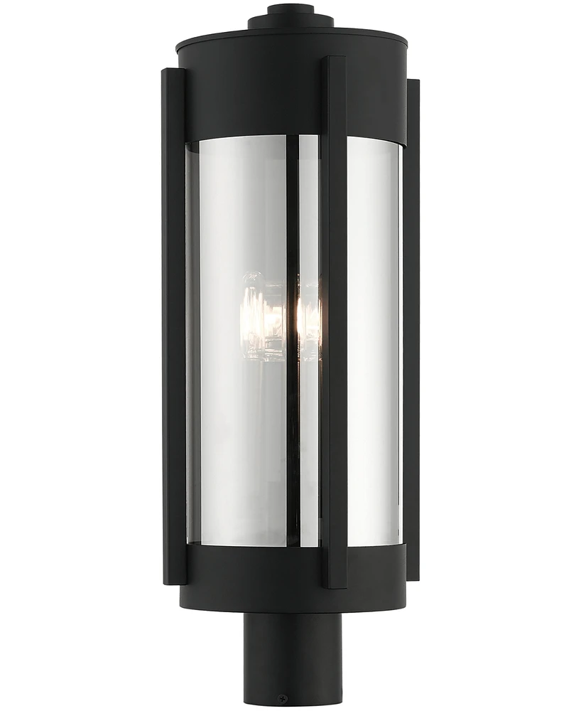 Livex Sheridan 3 Light Outdoor Post Top Lantern