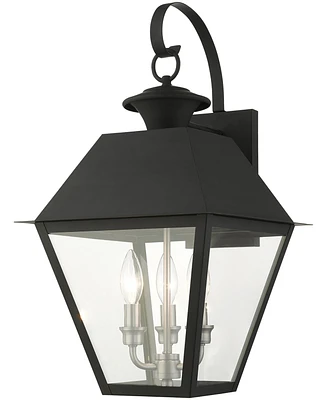 Livex Wentworth 3 Light Outdoor Wall Lantern