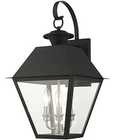 Livex Wentworth 3 Light Outdoor Wall Lantern