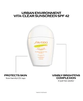 Shiseido Urban Environment Vita-Clear Sunscreen Spf 42, 1 oz.