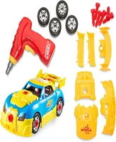 Take Apart Racing Car 30 Piece Set with Drill, Engine Sounds Lights