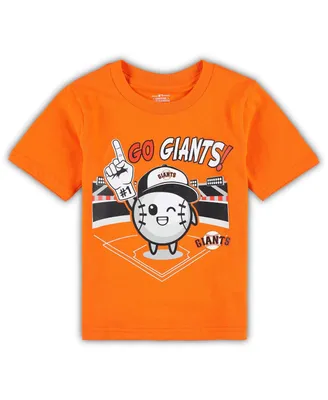 Toddler Boys and Girls Orange San Francisco Giants Ball Boy T-shirt