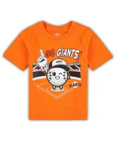 Toddler Boys and Girls Orange San Francisco Giants Ball Boy T-shirt