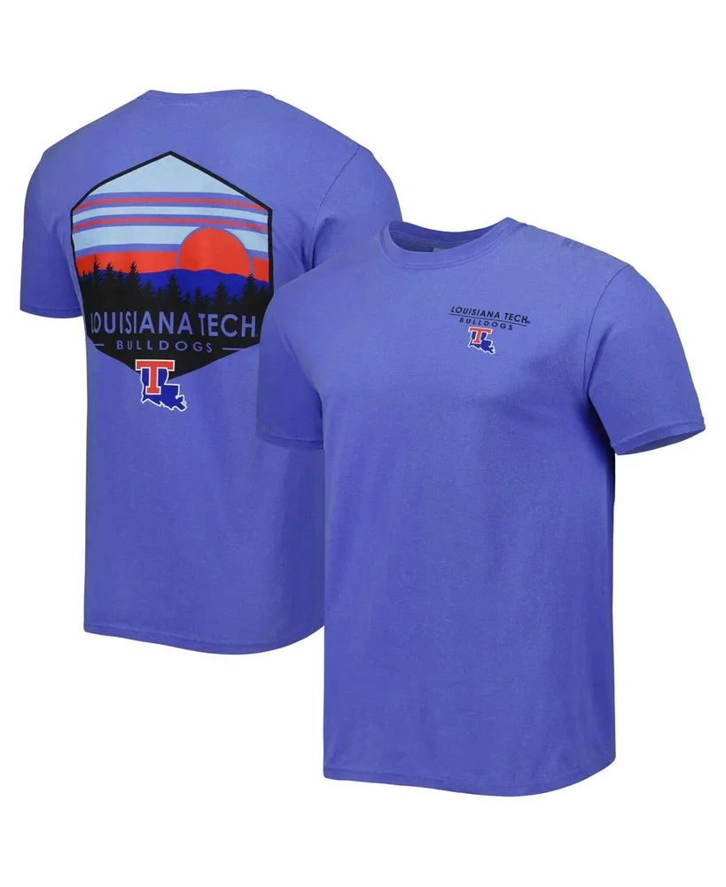 Men's Royal Louisiana Tech Bulldogs Landscape Shield T-shirt