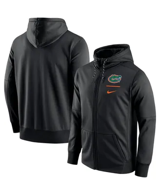 Men's Nike Black Florida Gators Logo Stack Performance Full-Zip Hoodie