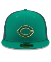 Men's New Era Kelly Green Cincinnati Reds 2023 St. Patrick's Day 59FIFTY Fitted Hat