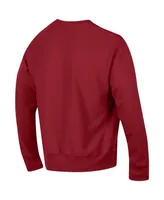Men's Champion Cardinal Iowa State Cyclones Arch Reverse Weave Pullover Sweatshirt