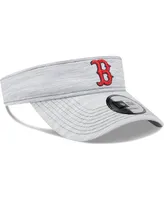 Men's New Era Gray Boston Red Sox Adjustable Visor