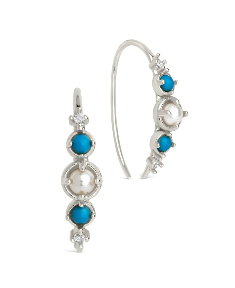 Sterling Forever Indra Drop Earrings