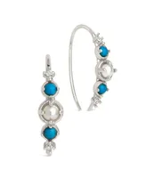 Sterling Forever Indra Drop Earrings