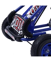4 Wheels Kids Ride On Pedal Powered Bike Go Kart Racer Car Outdoor Play Toy