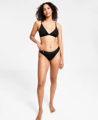 Calvin Klein Womens Form To Body Triangle Bralette Bikini Underwear