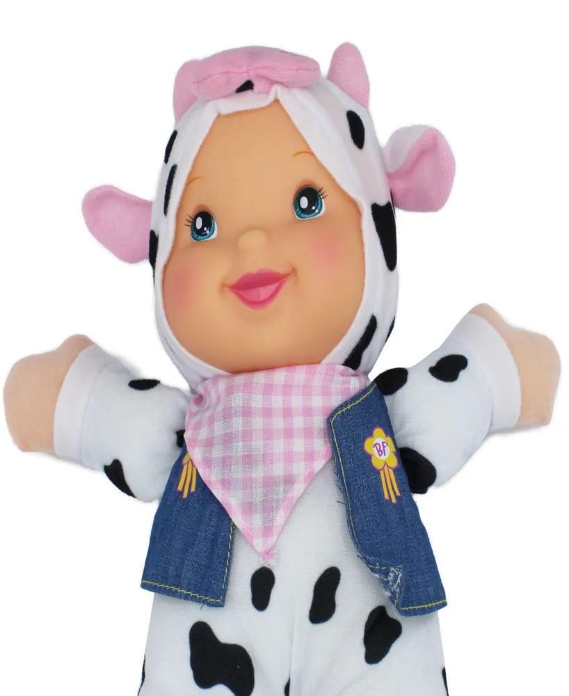 Baby's First by Nemcor Goldberger Doll Farm Animal Friends Cow Bi-Lingual English and Spanish