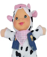 Baby's First by Nemcor Goldberger Doll Farm Animal Friends Cow Bi-Lingual English and Spanish