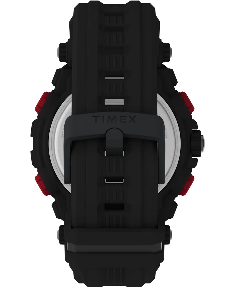 Timex Ufc Men's Quartz Impact Resin Black Watch, 50mm