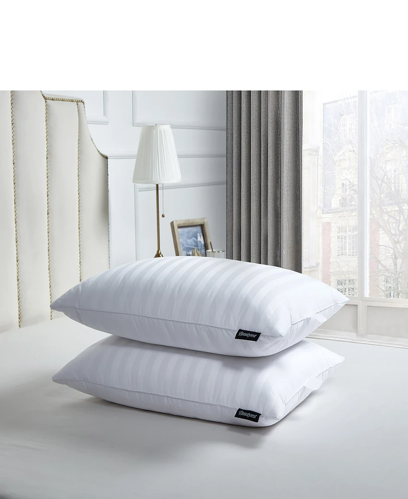 Beautyrest Softy-Around White Goose Feather & Down 500 Thread Count 2-Pack Pillow, King